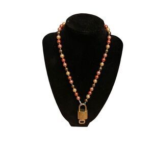 Louis Vuitton Lock Necklace 